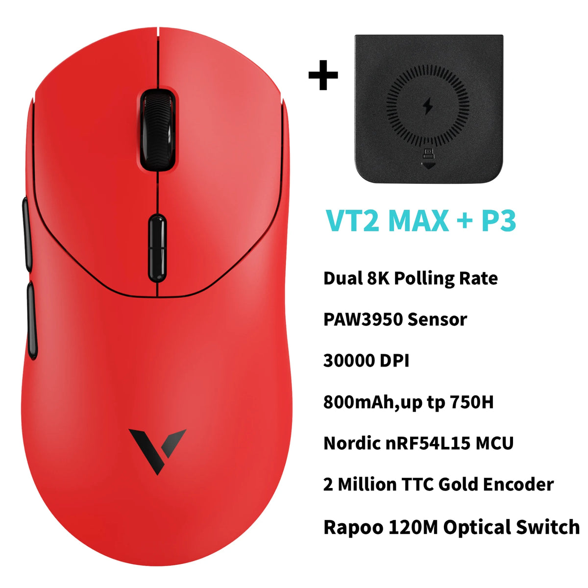 Rapoo Wireless Esports Gaming Mouse With True 8K Polling Rate