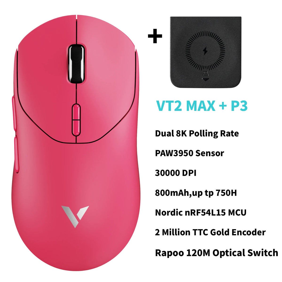 Rapoo Wireless Esports Gaming Mouse With True 8K Polling Rate