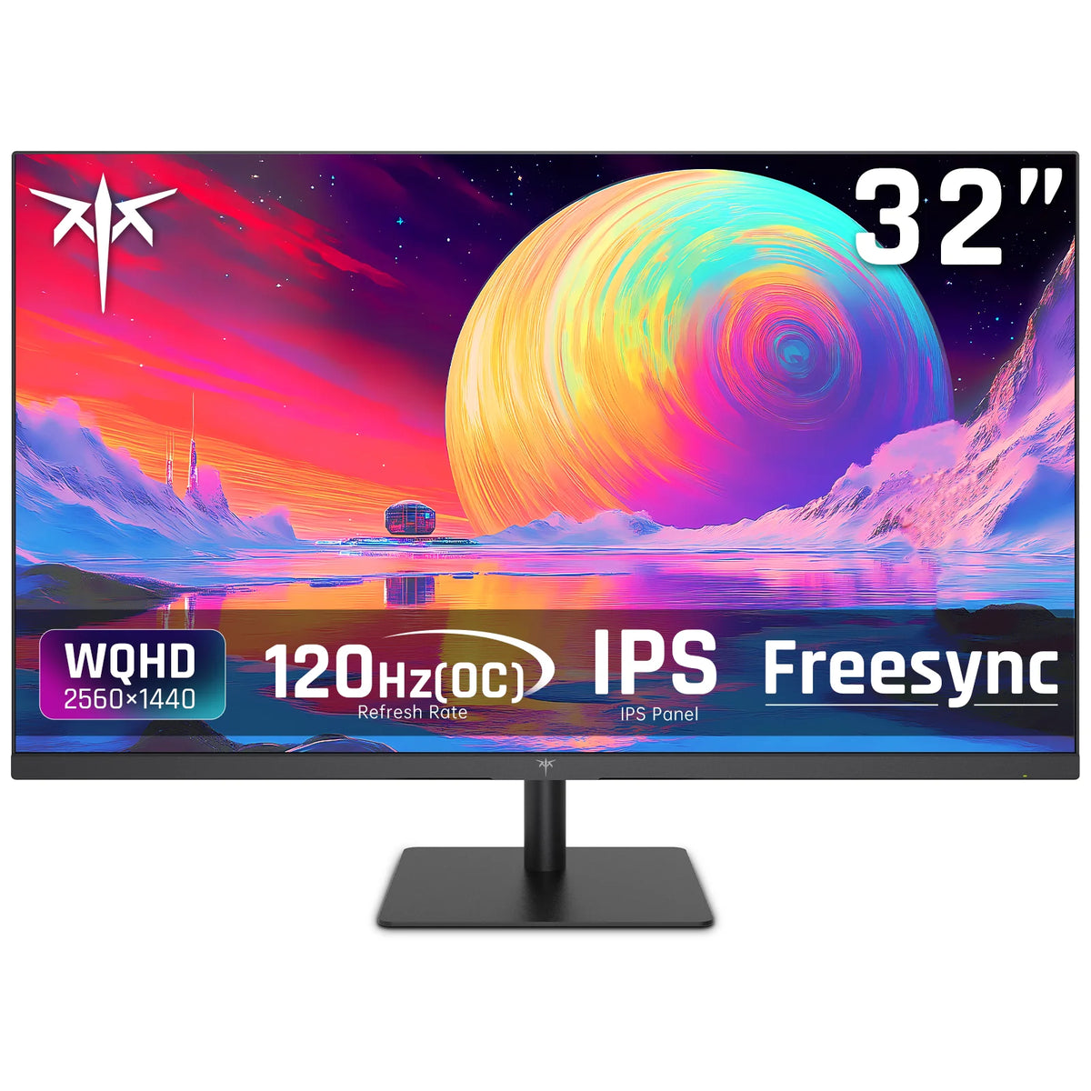 KTC 32 Inch 2K Computer Monitor, IPS 1440p Monitor with Ultra-Thin Bezels, HDR10, Freesync/G-sync, HDMI/DP Ports