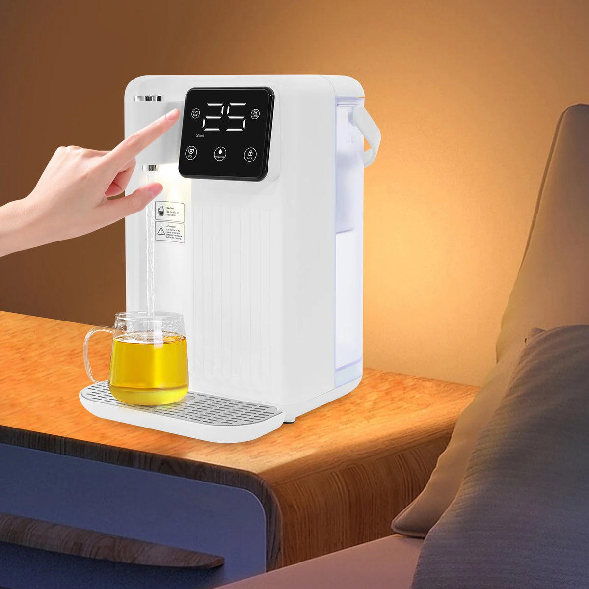 Instant Hot Water Dispenser With LED Panel And Rapid Heating