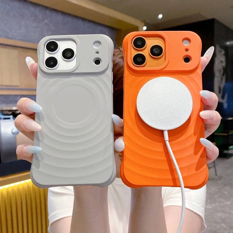 MagSafe Air Cushion Shock Resistant Protective Phone Case