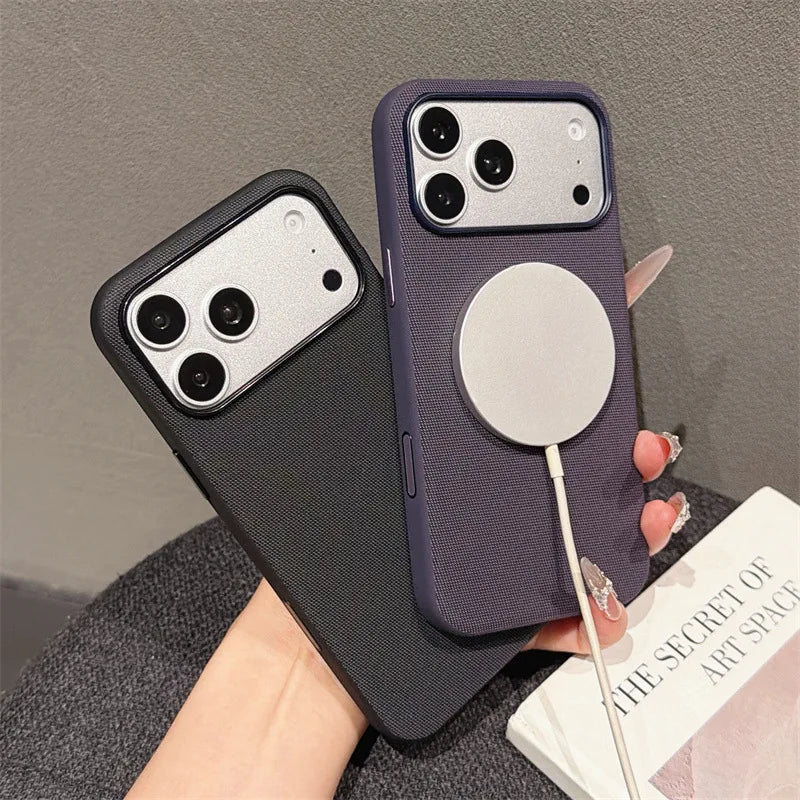 Magnetic Woven Phone Case With MagSafe Charging And Shockproof Protection