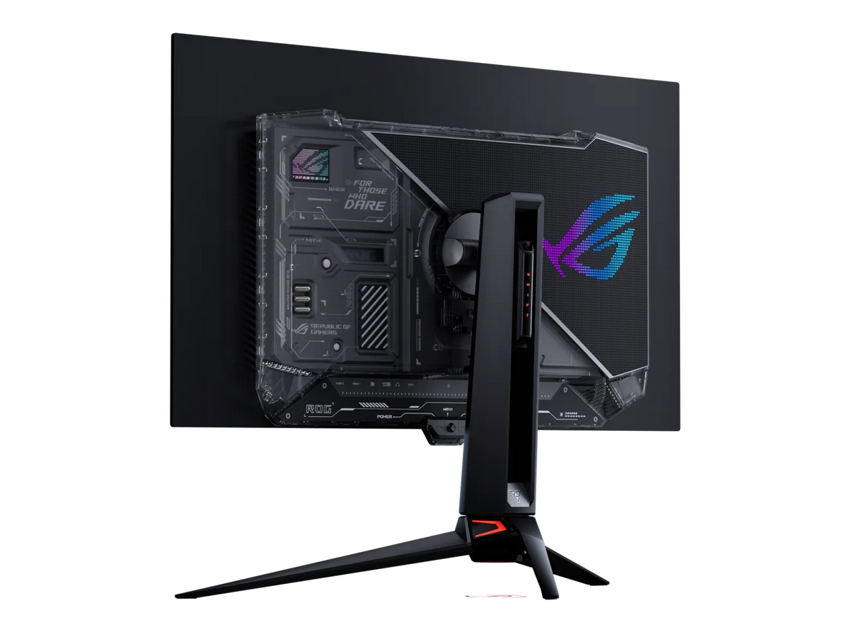 ASUS ROG 32" 4K 240Hz Tandem RGB OLED Gaming Monitor, Dual Mode 480Hz, TrueBlack Glossy, 0.03ms, G-Sync, DP2.1, PG32UCWM