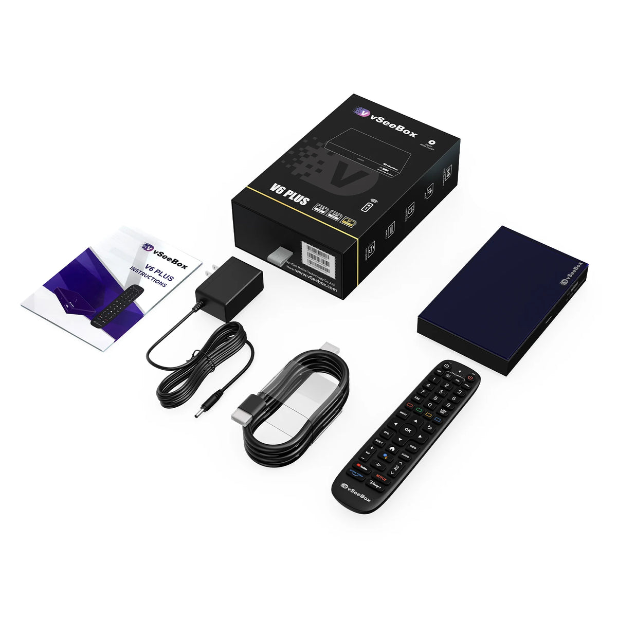 vSeeBox V6 8K Voice Control Streaming Box With WiFi 6