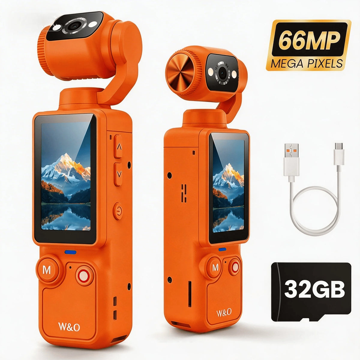 W&O Digital Camera With 2.5K Video And 16x Digital Zoom