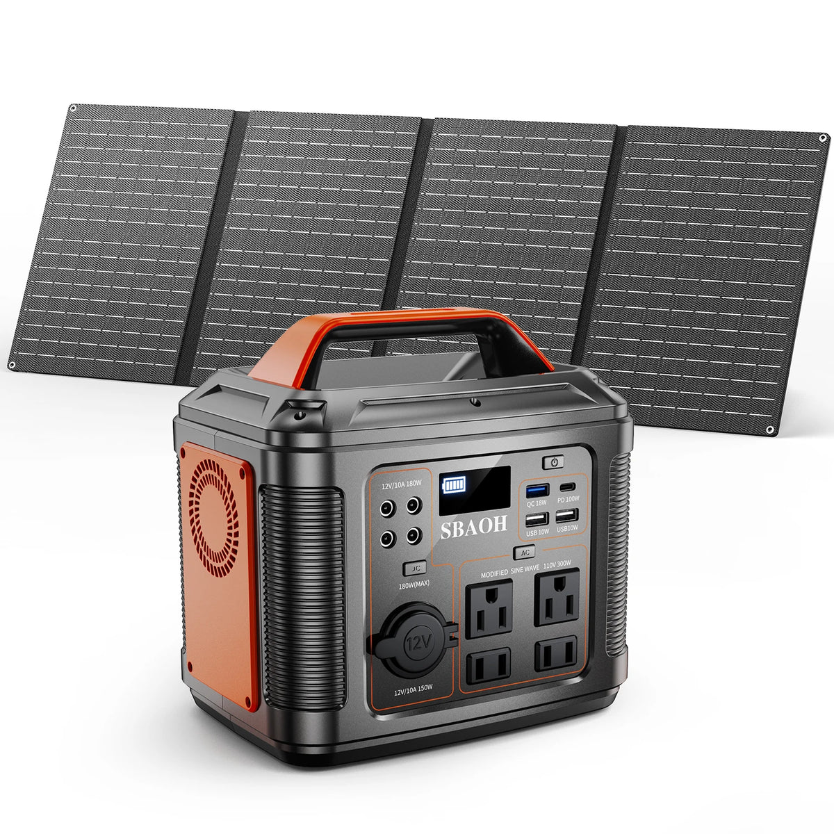 SBAOH Portable Power Station for Camping and Emergency Backup