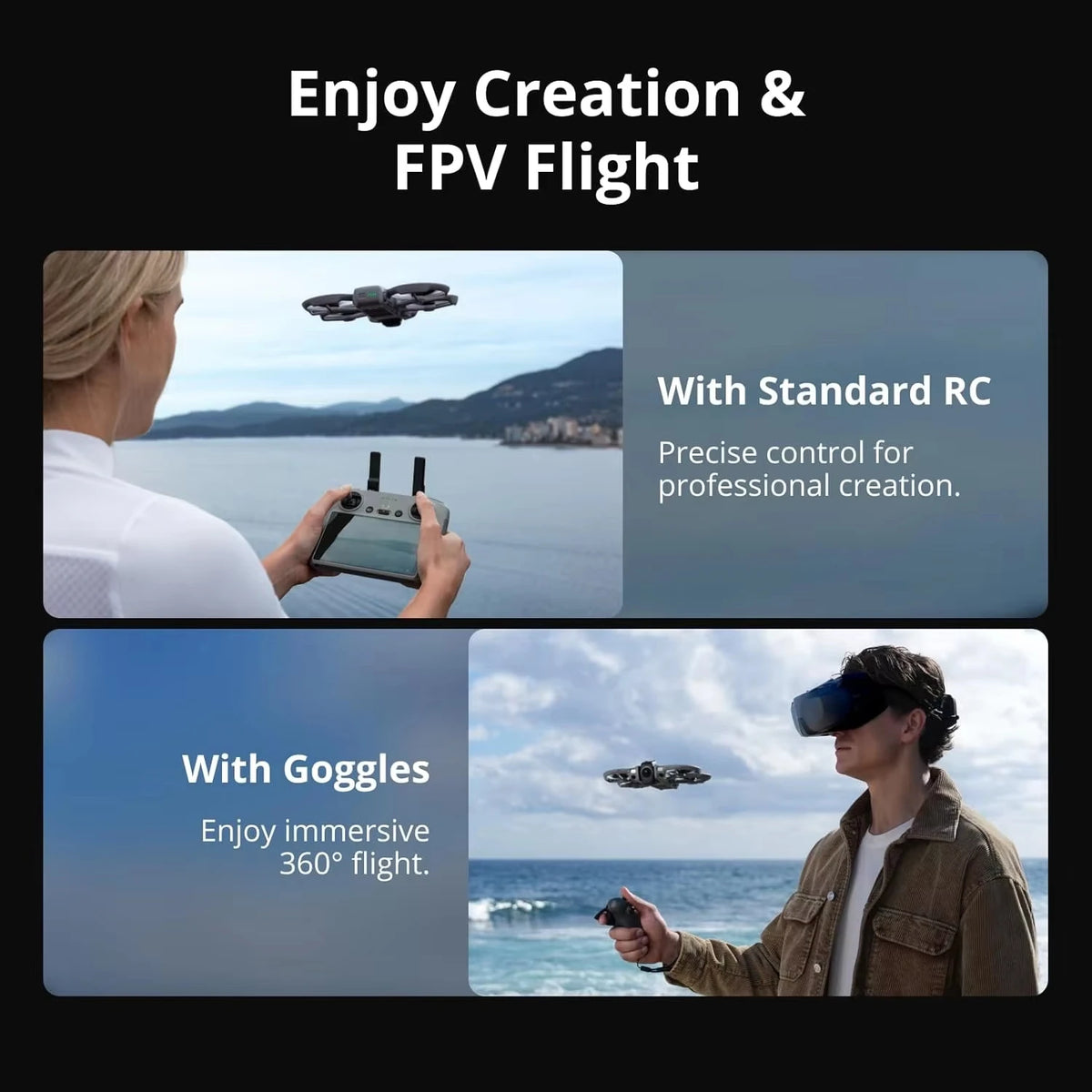 DJI Avata 360 8K FPV Imaging Drone RC 2 Controller