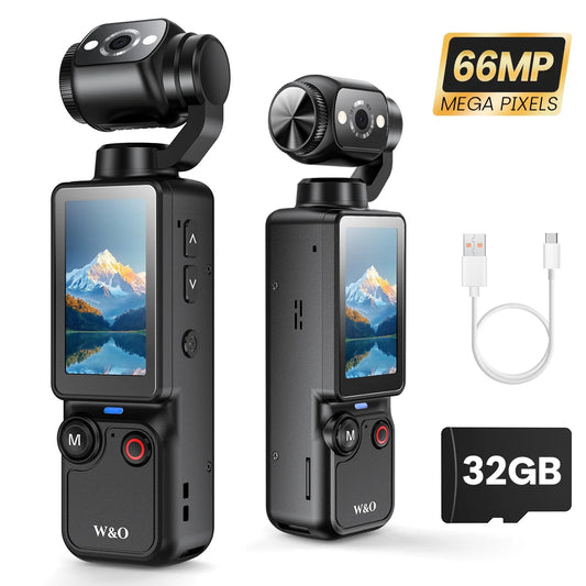W&O Digital Camera With 2.5K Video And 16x Digital Zoom