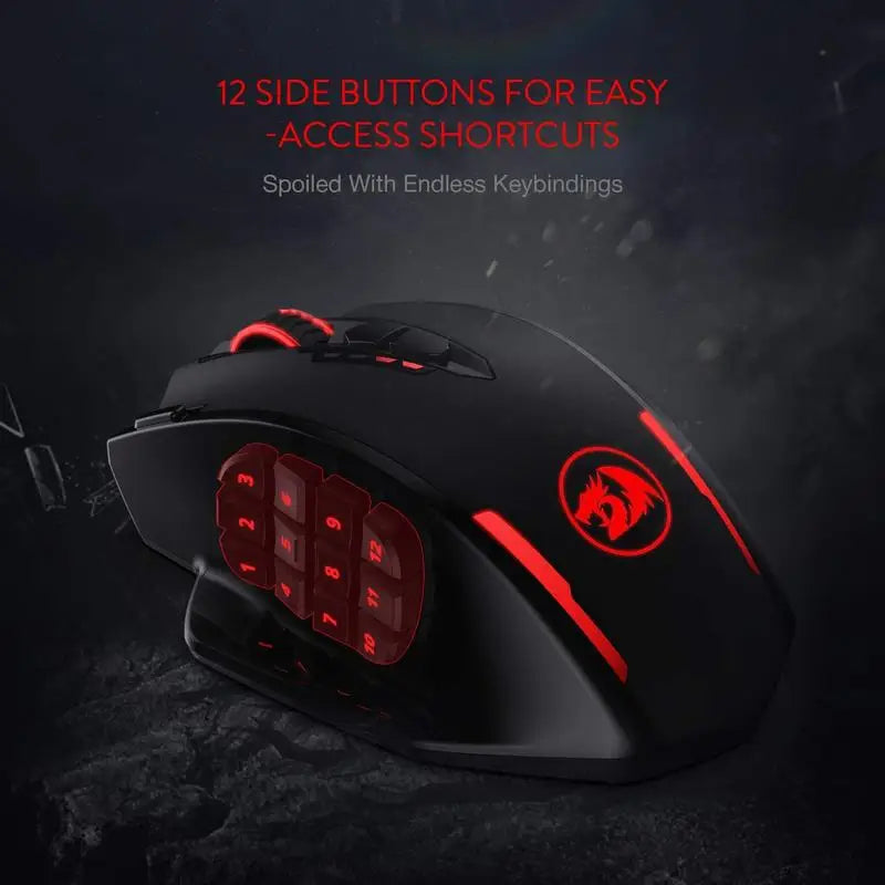 Redragon M913 Wireless Gaming Mouse With RGB And Programmable Buttons