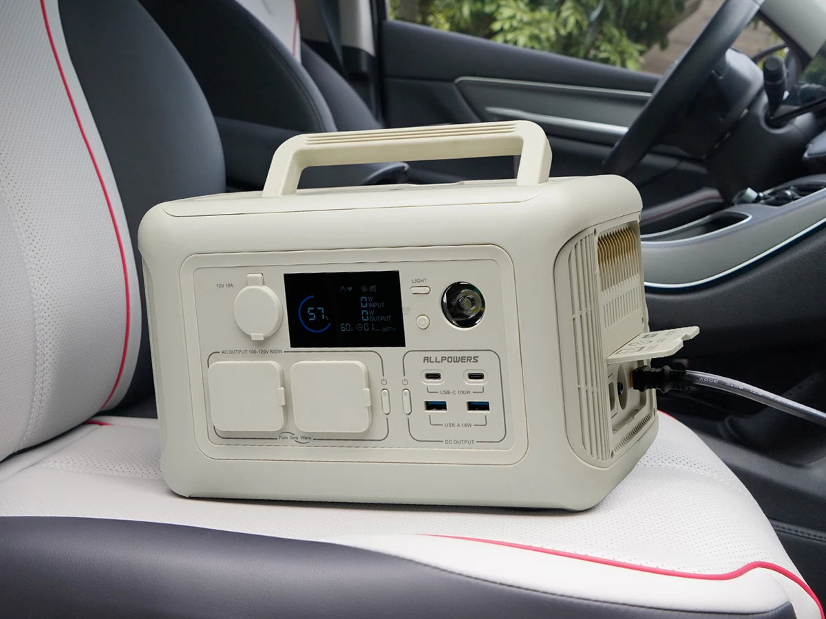 ALLPOWERS Portable Solar Panel Kit With LiFePO4 Power Station