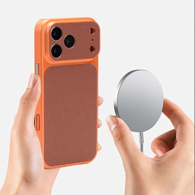 RUWANGAA MagSafe Wireless Charging Shockproof Phone Case for iPhone