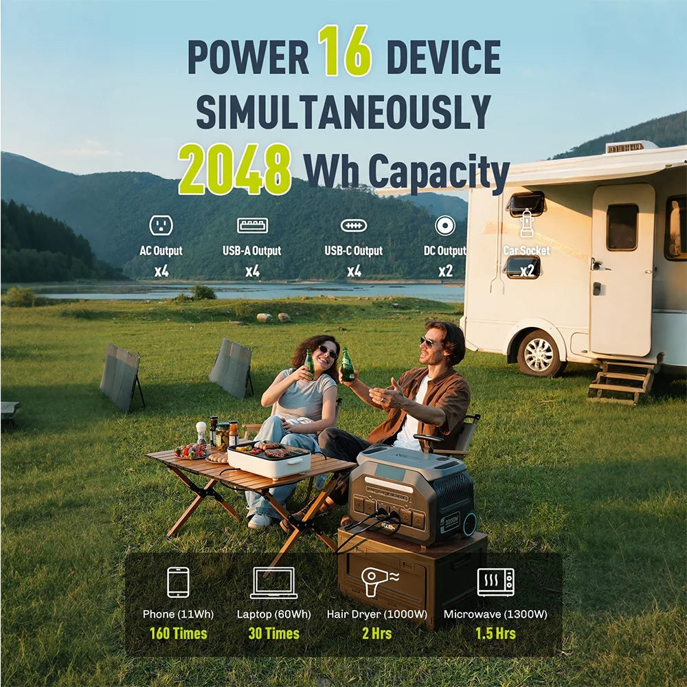 IEE LiFePO4 Portable Power Station for Home Backup