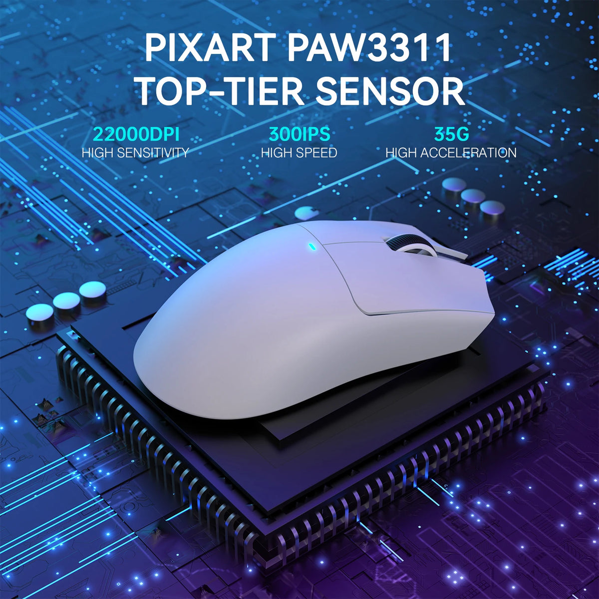 Attack Shark X11 Wireless Gaming Mouse RGB 22000 DPI