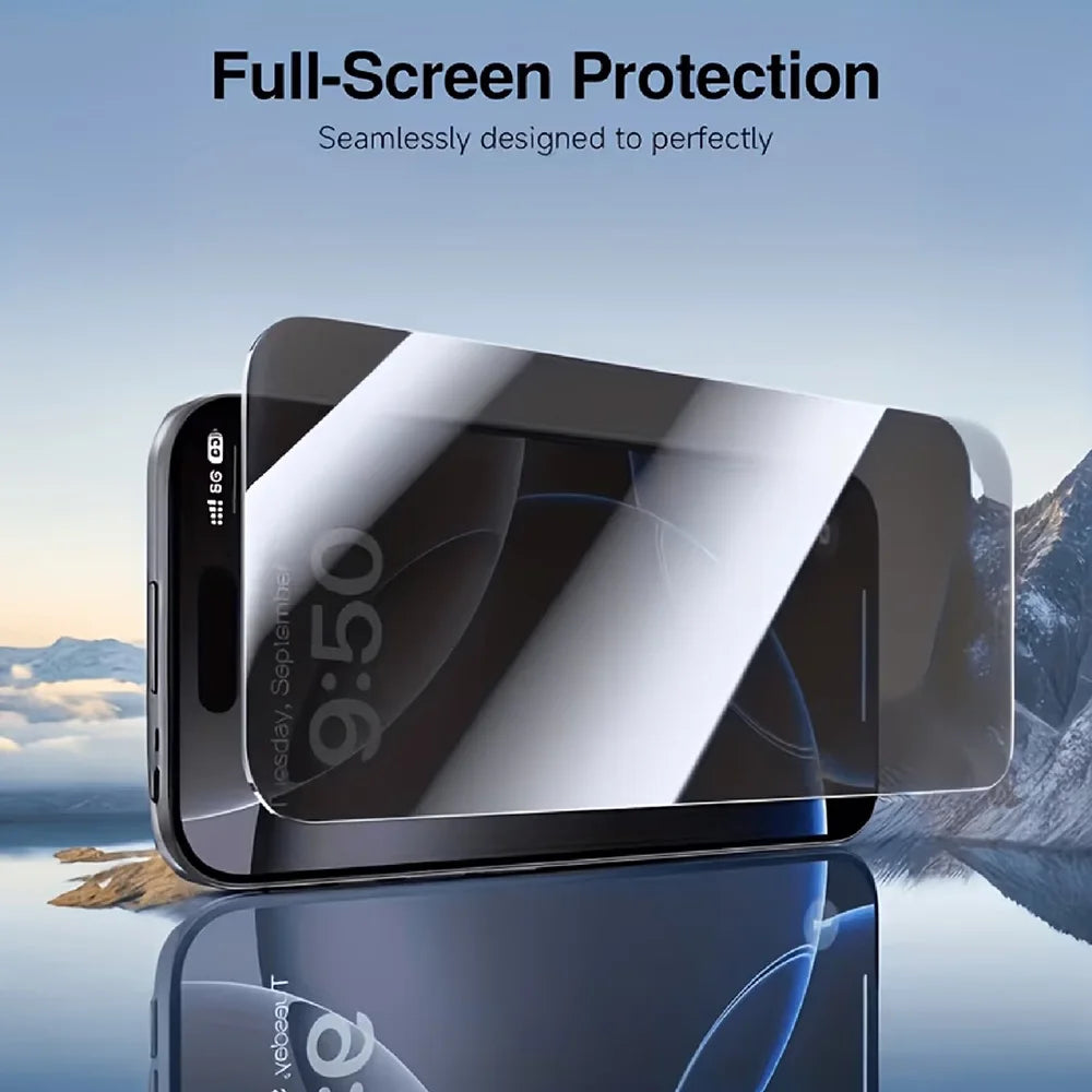 AKABEILA Anti Spy Tempered Glass Screen Protector for iPhone Pro Max