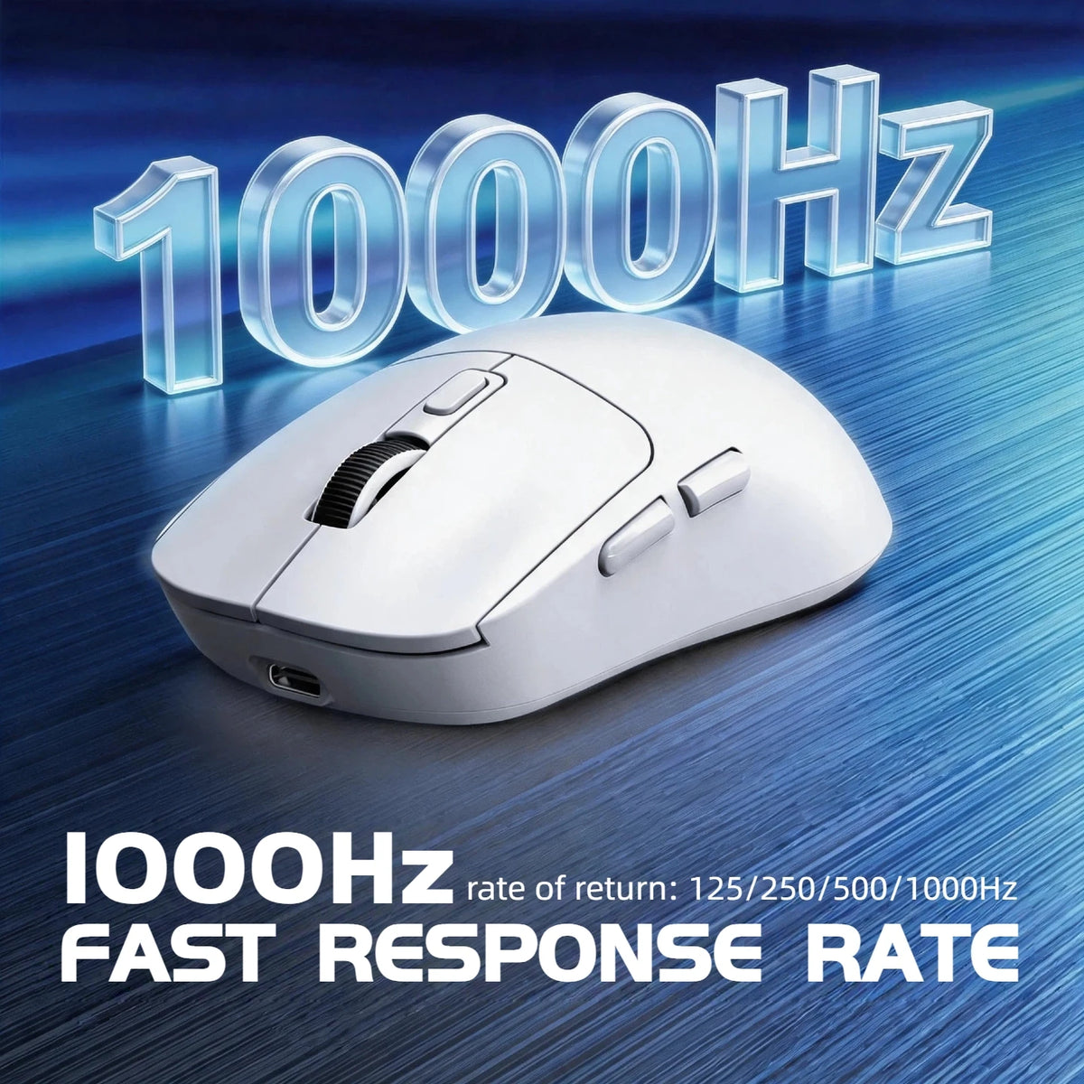 T-WOLF Tri-Mode Wireless Gaming Mouse 8000 DPI Rechargeable