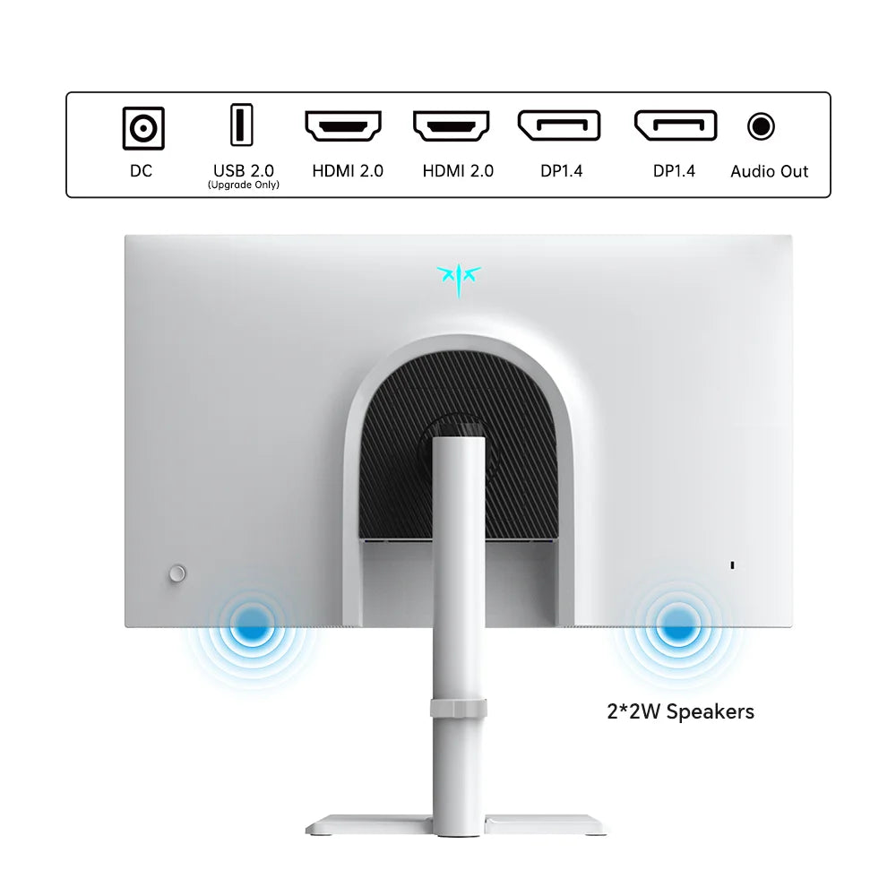 KTC H27T6 27' QHD Gaming Monitor, 2560 X 1440, 450 cd/㎡, Fast IPS Panel, 210Hz (Overclocked) Refresh Rate, 1ms GTG, HDR400, 131% SRGB, Adaptive Sync, 1.07B Colors, DP 1.4/HDMI 2.0, VESA Mount