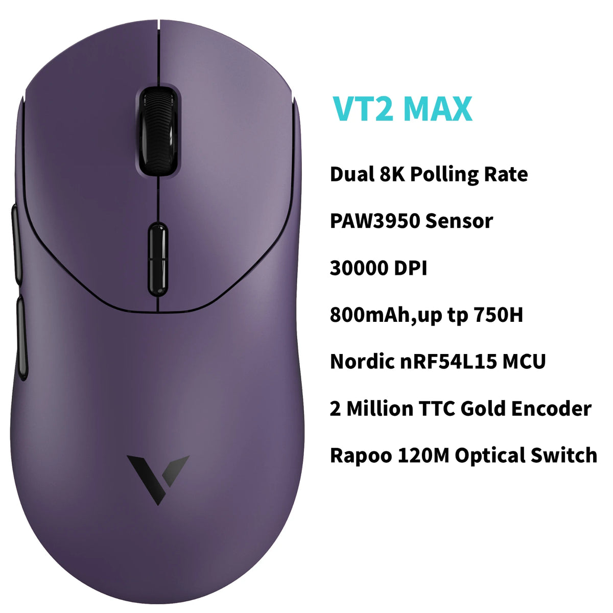 Rapoo Wireless Esports Gaming Mouse With True 8K Polling Rate