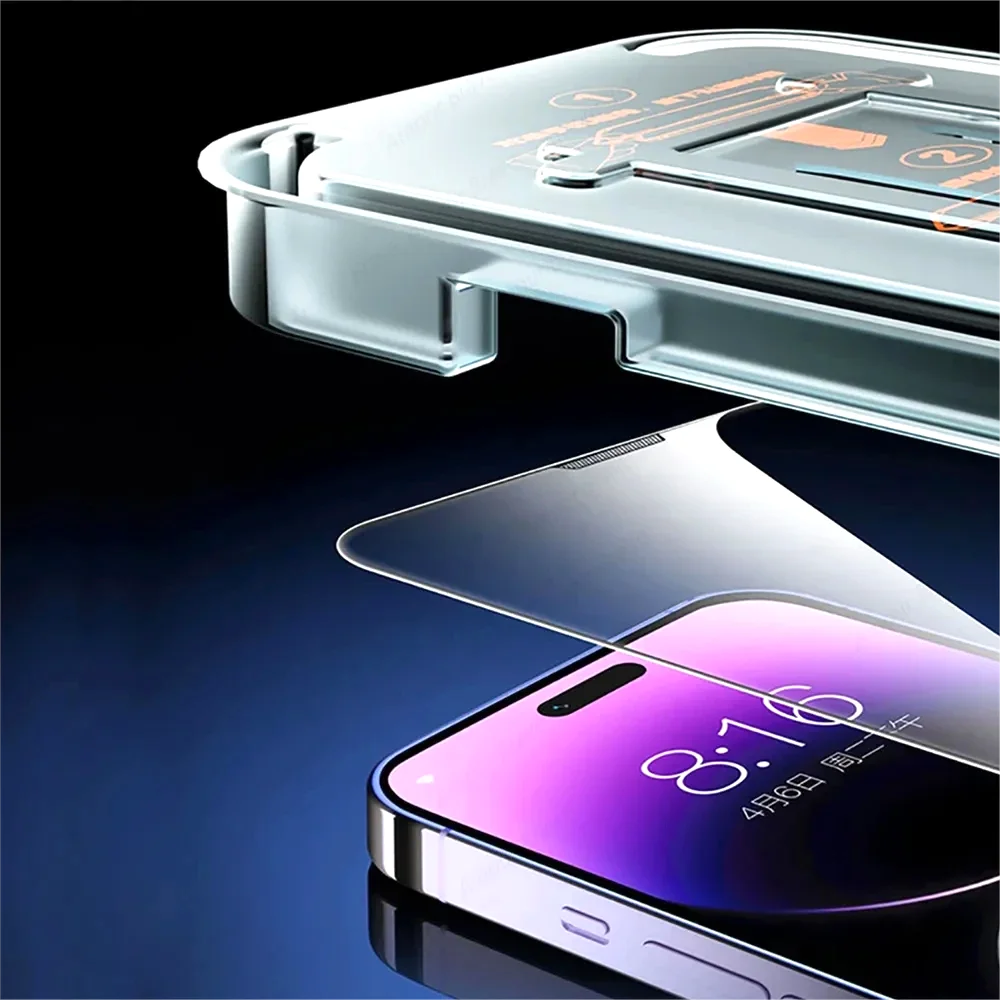 1-2PCS 8K Dust Free Glass For Xiaomi 17 Pro Max 15T 14T 14 13 12T Pro HD Oleophobic Coating Screen Protector Easy Install Glass