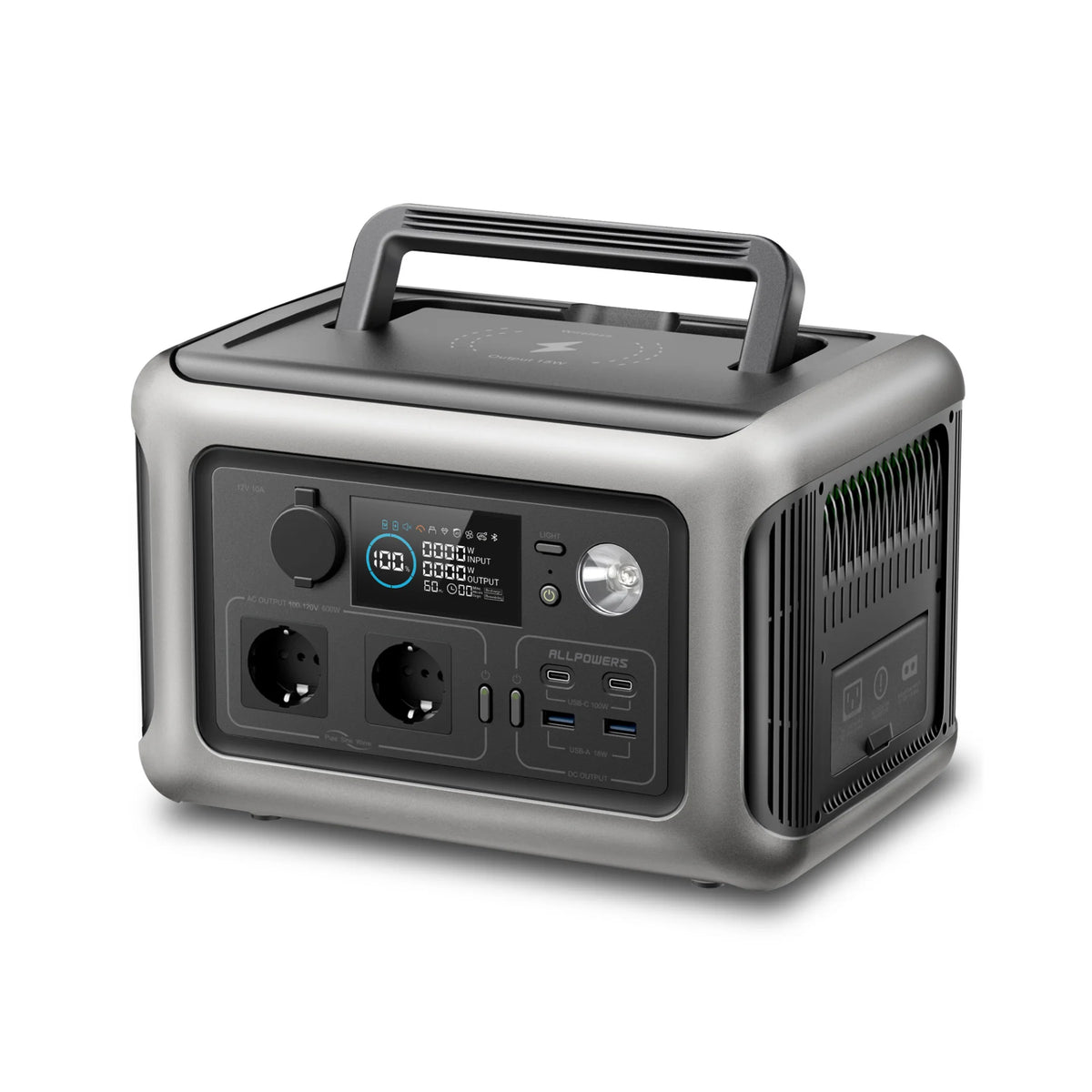 ALLPOWERS R600 Portable Power Station With LiFePO4 Battery