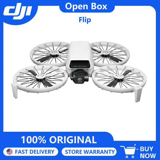 DJI Flip 4K UHD Camera Drone With 3-Axis Gimbal Stabilization