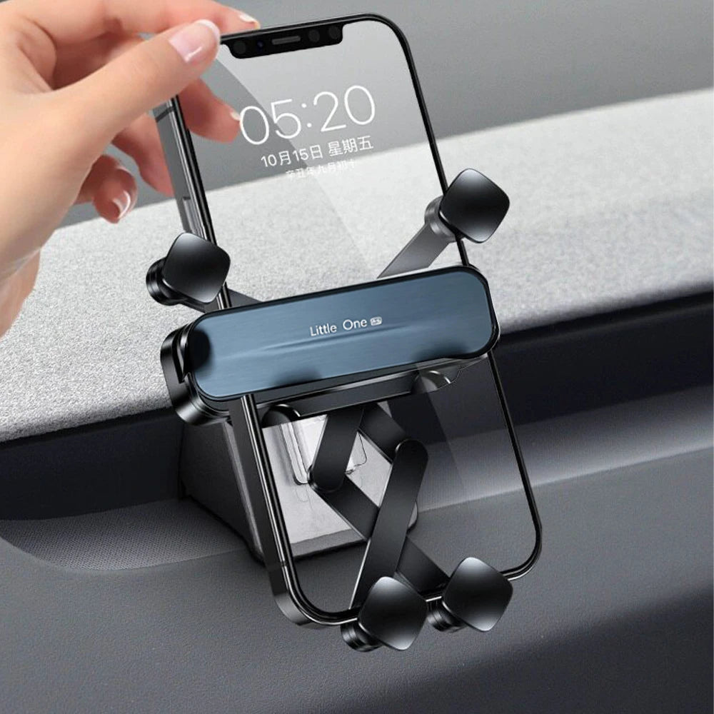 Gravity Car Phone Holder For Tesla Model 3 Highland 2024-2026 Model Y Juniper 2025-2026 New Model YL Air Vent Mount 360 Rotate Phone Stand