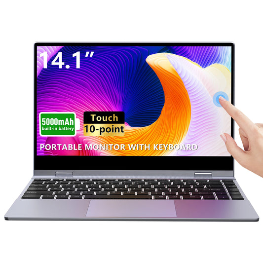 Dopesplay Portable Touchscreen Monitor Lapdock With Built In Battery