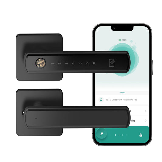 Viladepot Fingerprint Door Lock With Keypad Card And App Control