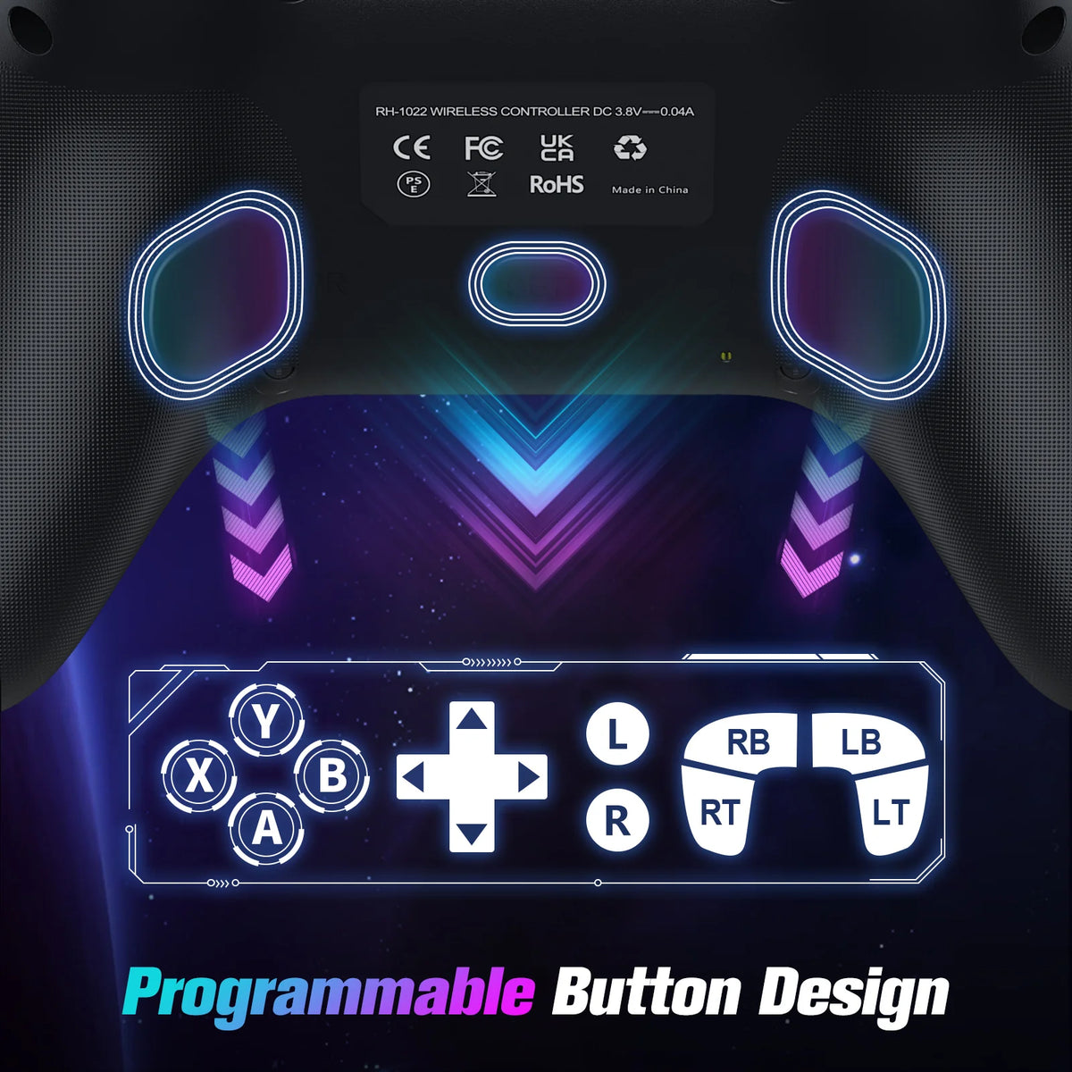 Bonacell Wireless Hall Effect Game Controller For Xbox And PC