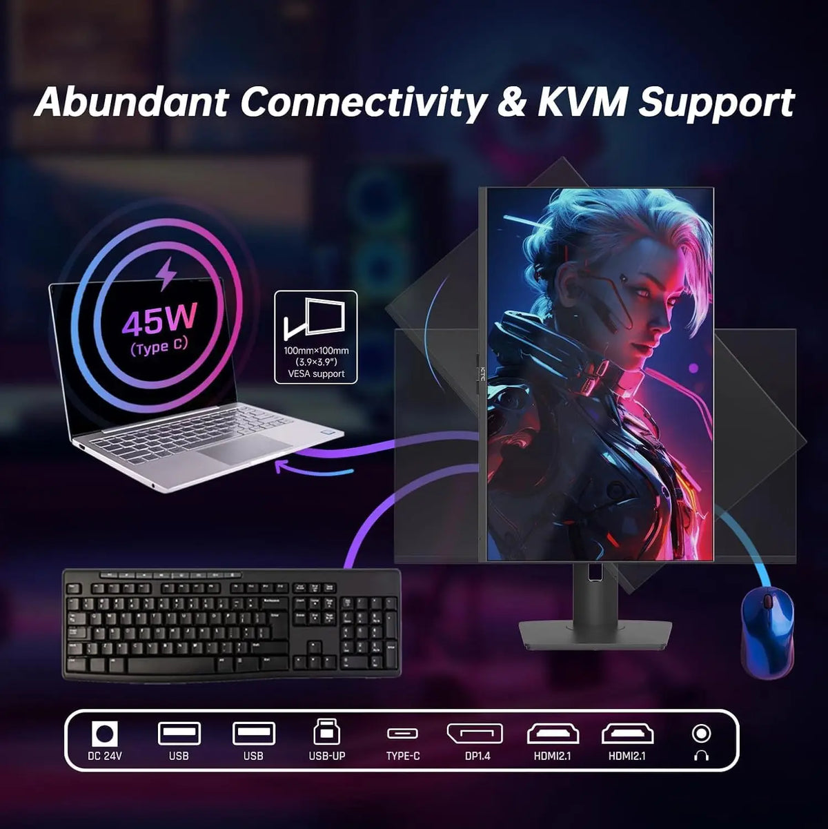 KTC 4K Mini LED Gaming Monitor With HDR1000 And 165Hz Refresh Rate
