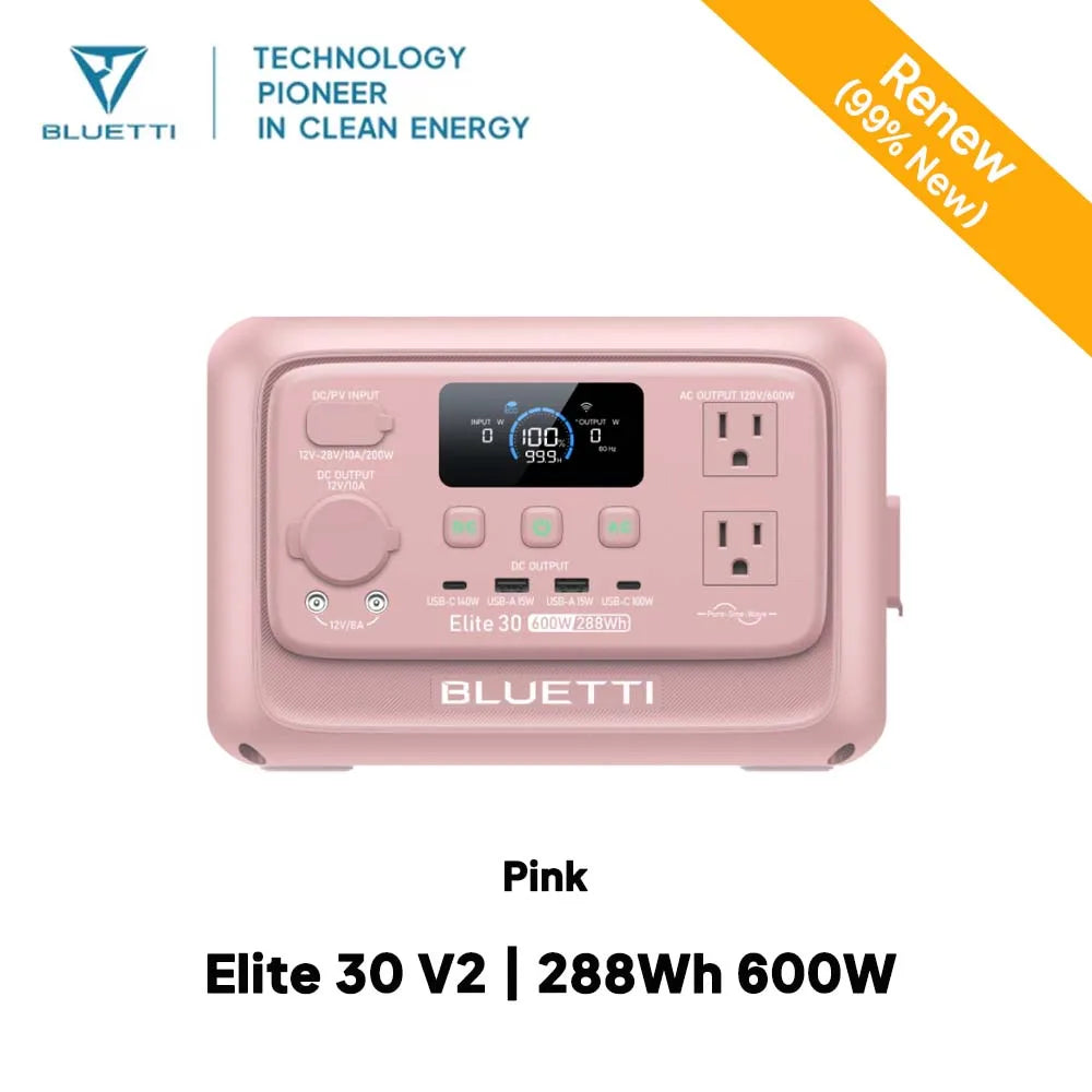 BLUETTI Elite V2 Portable Power Station for Camping and Home