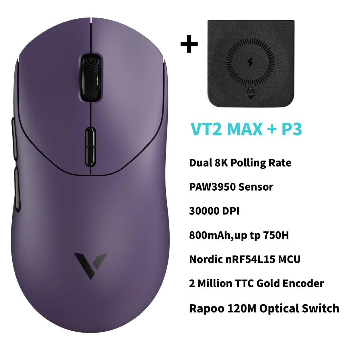 Rapoo Wireless Esports Gaming Mouse With True 8K Polling Rate