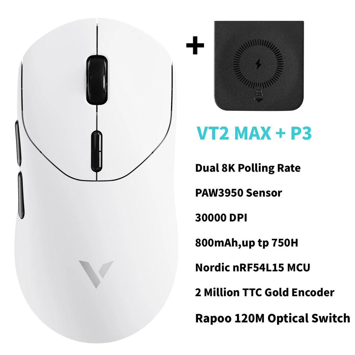 Rapoo Wireless Esports Gaming Mouse With True 8K Polling Rate