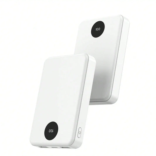 Portable Power Bank With Digital Display And Type C Charging