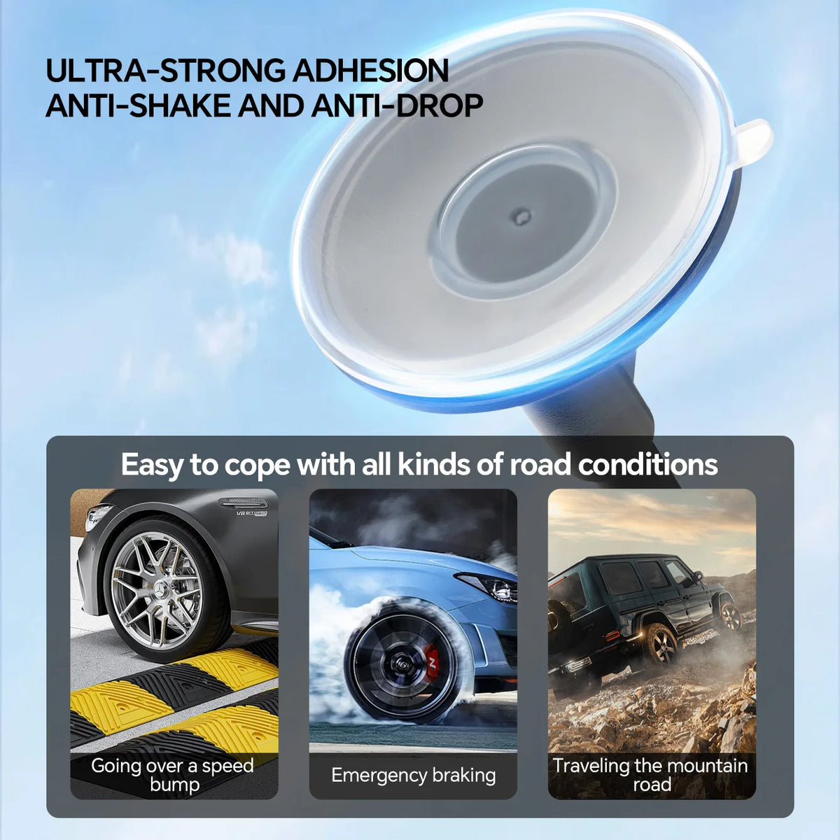 TINKSEN Magnetic Upgraded Car Phone Holder, a universal Car Phone Holder Suitable for Instrument Panels, Compatible with iPhone, Samsung, and All Android Smartphones