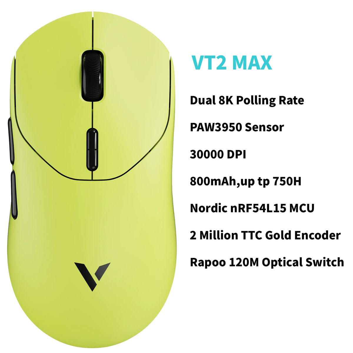 Rapoo Wireless Esports Gaming Mouse With True 8K Polling Rate