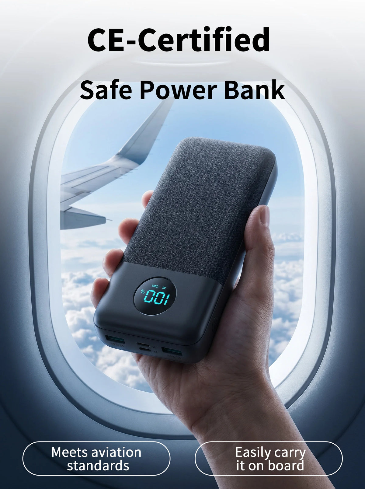 Chictree 18W Fast Charging Portable USB C Power Bank