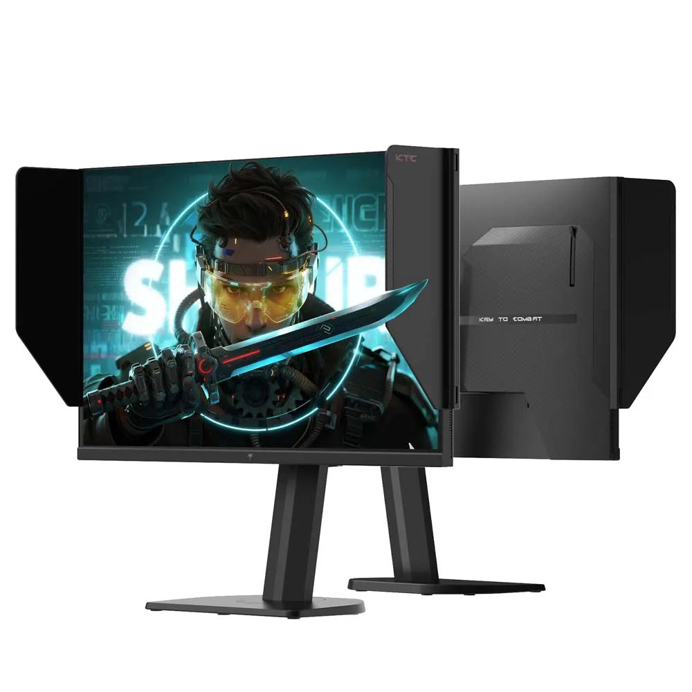 KTC H27E8 Gaming Monitor, 27-inch 2560×1440 Fast IPS Screen, 240Hz Refresh Rate & 275Hz OC, 1ms MPRT Response Time, HDR400, FreeSync & G-Sync Compatible, Low Blue Light & Flicker-Free, Adjustable Stand & 100x100mm VESA Mount