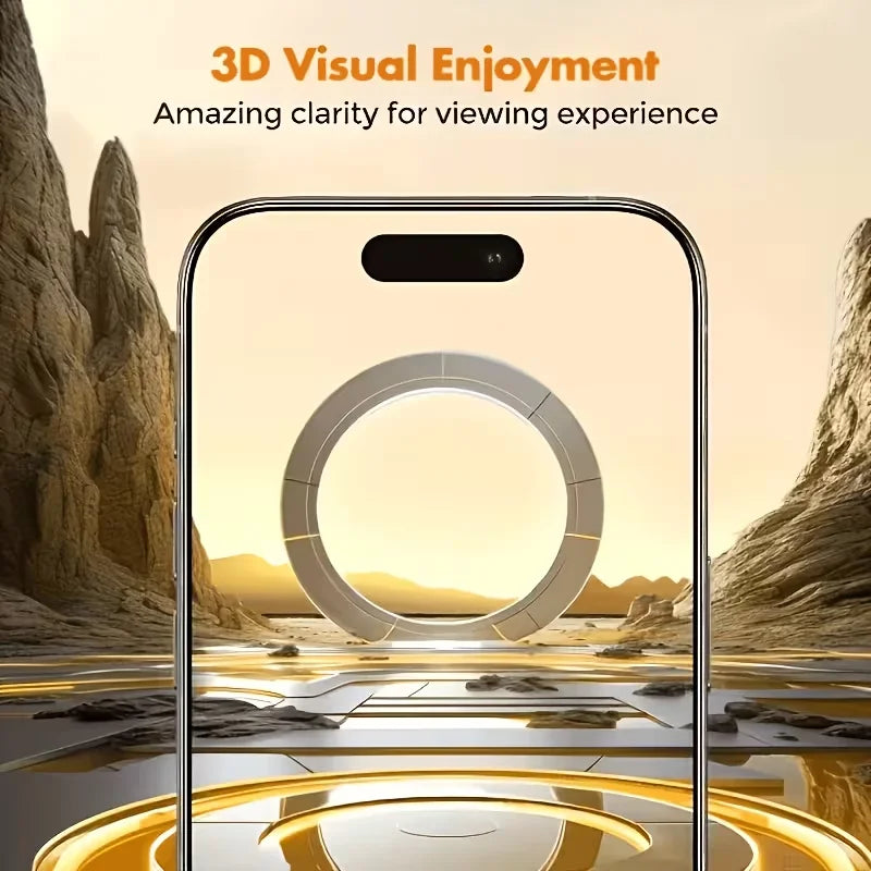 iPhone Full Screen Privacy Tempered Glass Protector With Anti Fingerprint