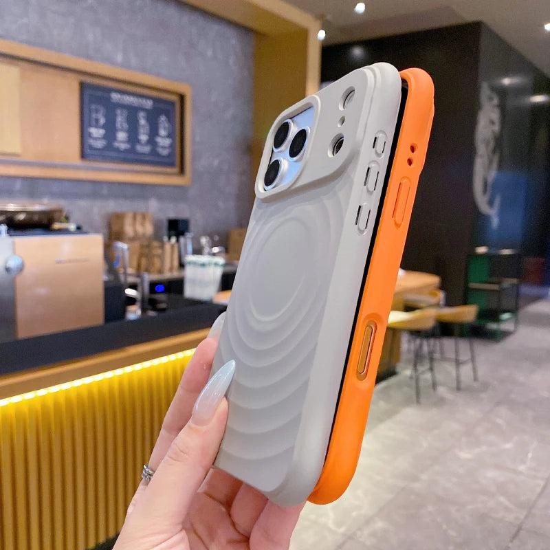 MagSafe Air Cushion Shock Resistant Protective Phone Case